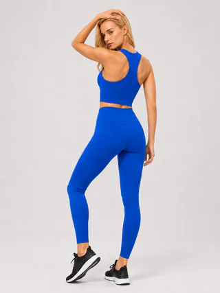 Ribbed Racerback Sports Bra