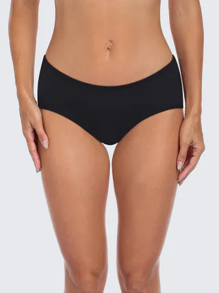 Wholesale Basic Women's Cotton-Feel Briefs | Mid-Rise Skin-Friendly Panties | Daily Breathable Comfort Underwear