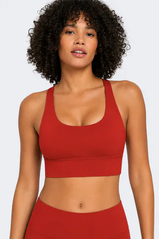 Crisscross Back Sports Bra