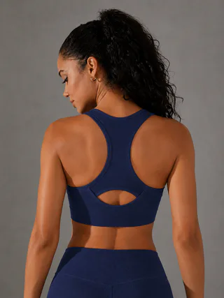 High Support Keyhole Racerback Sports Bra