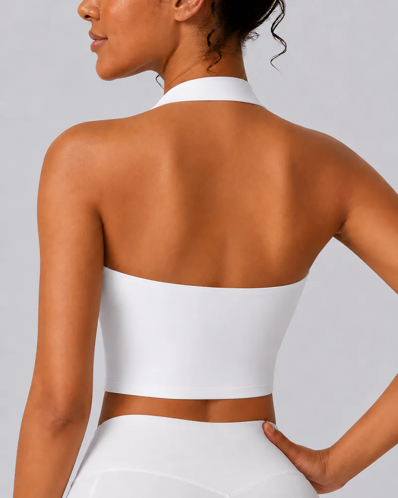 Low Support Halter Longline Sports Bra