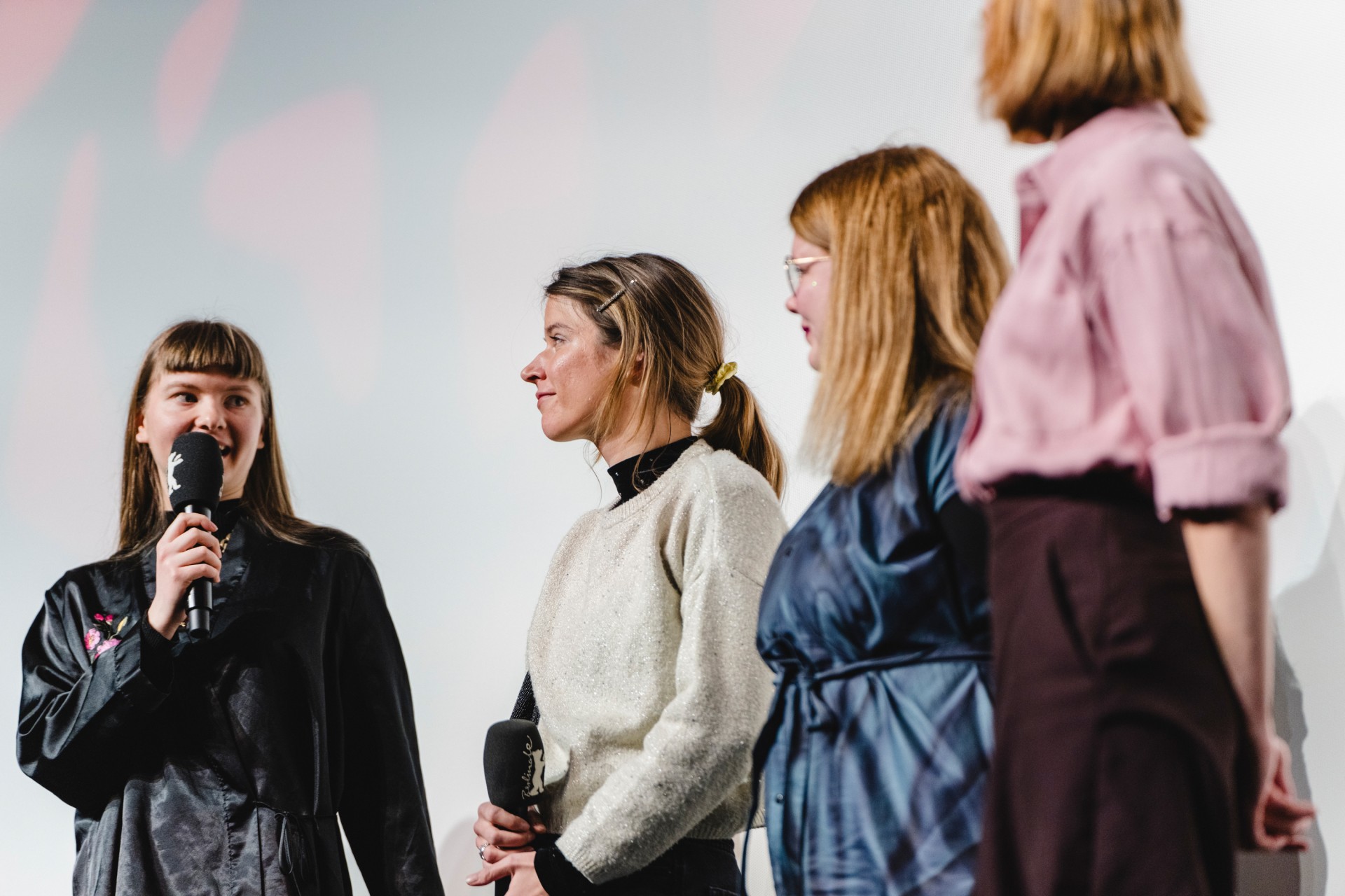 Julie Černá na Berlinale (foto: Diego Castro) zleva: Julie Černá, Johana Novotná, Michaela Režová, Kristina Husová