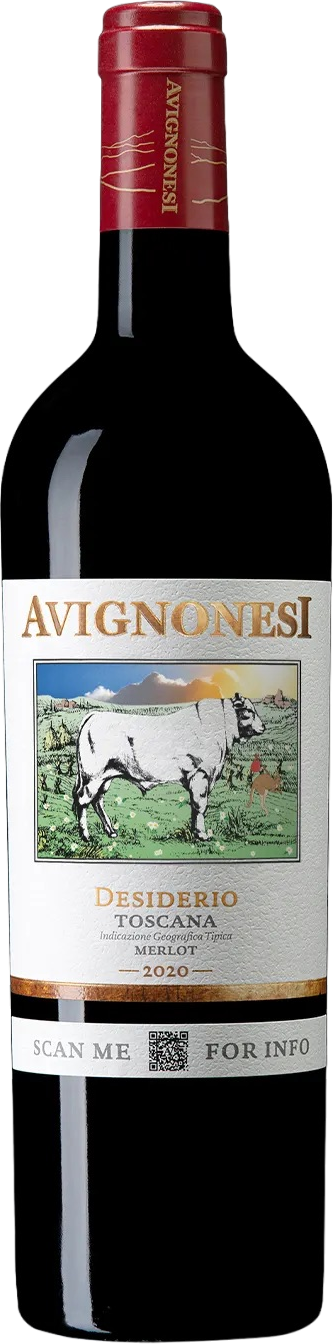 Bottle of Avignonesi Desiderio Merlot Toscana IGT 2019