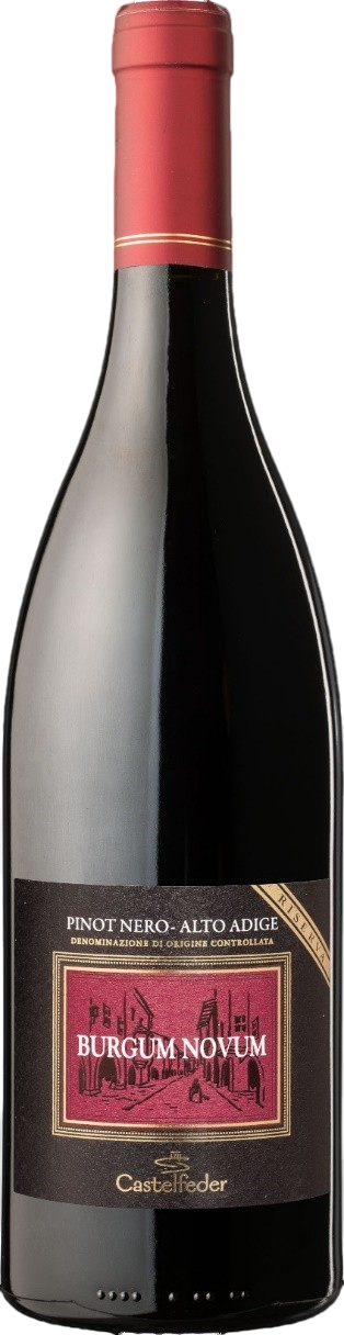 Bottle of Castelfeder Pinot Nero Burgum Novum Riserva Alto Adige 2019