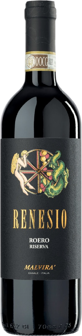 Bottle of Malvira' Roero Nebbiolo Riserva Vigna Renesio DOCG 2016