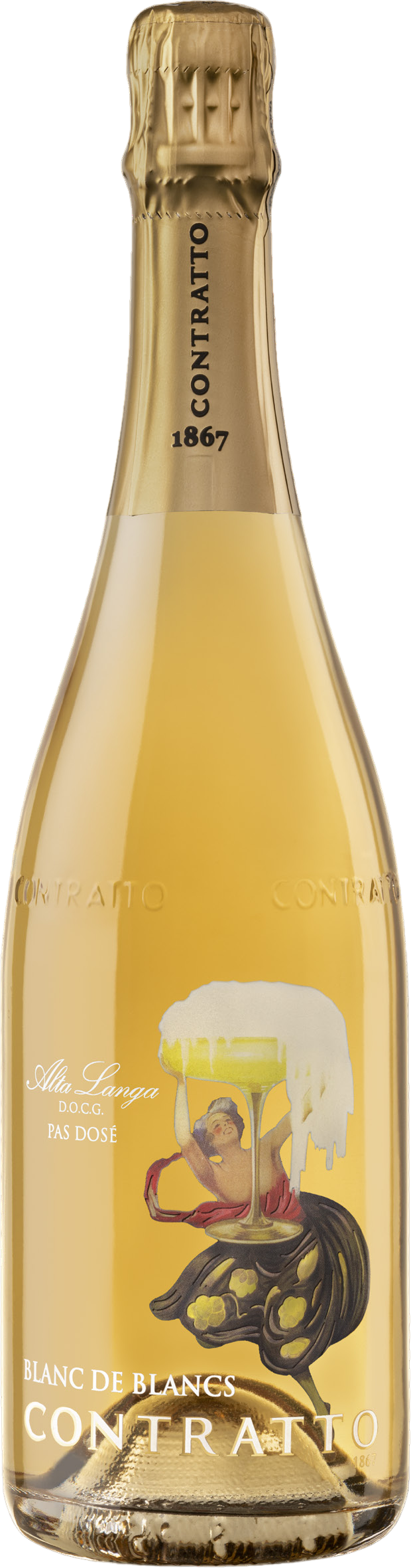 Bottle of Contratto For England Blanc de Blancs Pas Dose 2018
