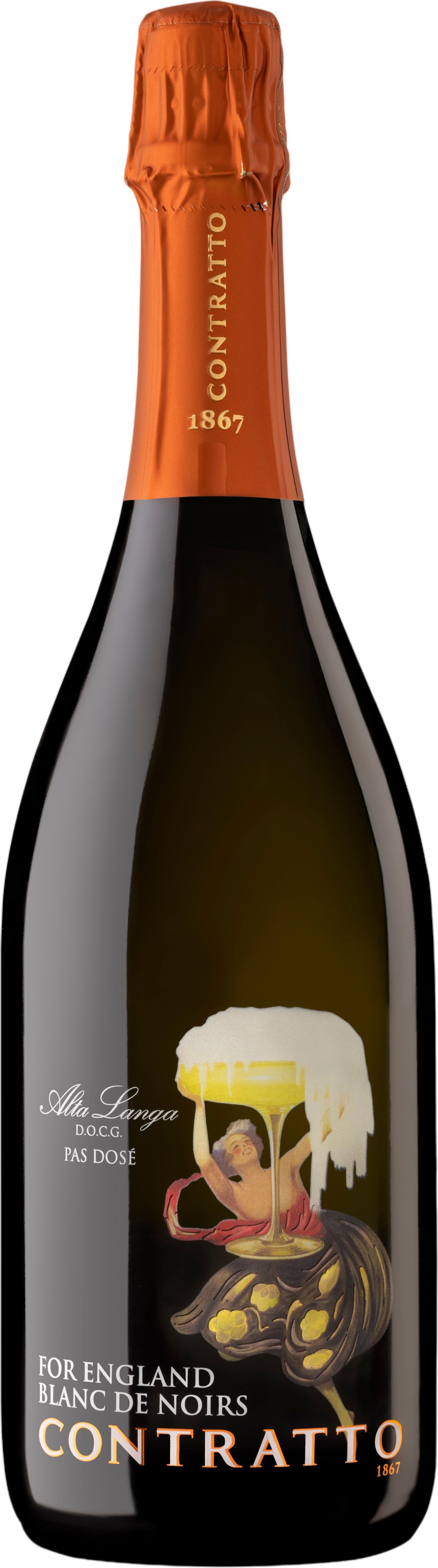 Bottle of Contratto For England Blanc de Noir Pas Dose 2018