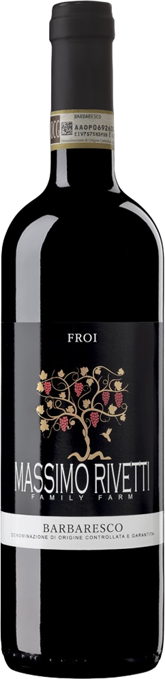 Bottle of Massimo Rivetti Barbaresco Froi DOCG 2020