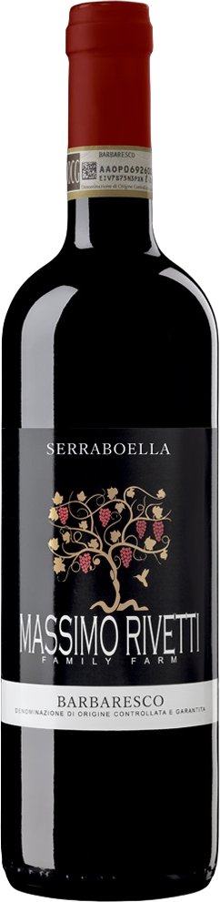Bottle of Massimo Rivetti Barbaresco Riserva Serraboella 2018