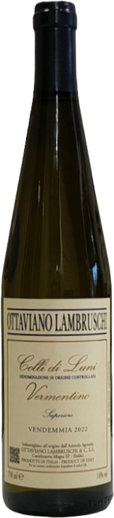 Bottle of Ottaviano Lambruschi Colli di Luni Vermentino Superiore 2023