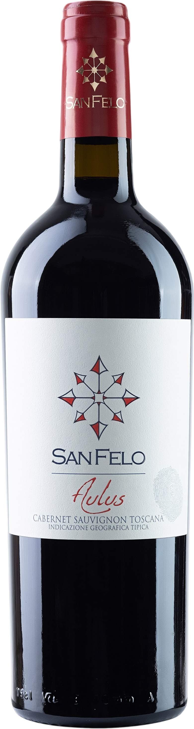 Bottle of San Felo Cabernet Sauvignon Toscana IGT Aulus 2018 - 1.5L