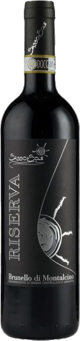 Bottle of Sasso di Sole Brunello di Montalcino Riserva DOCG 2012