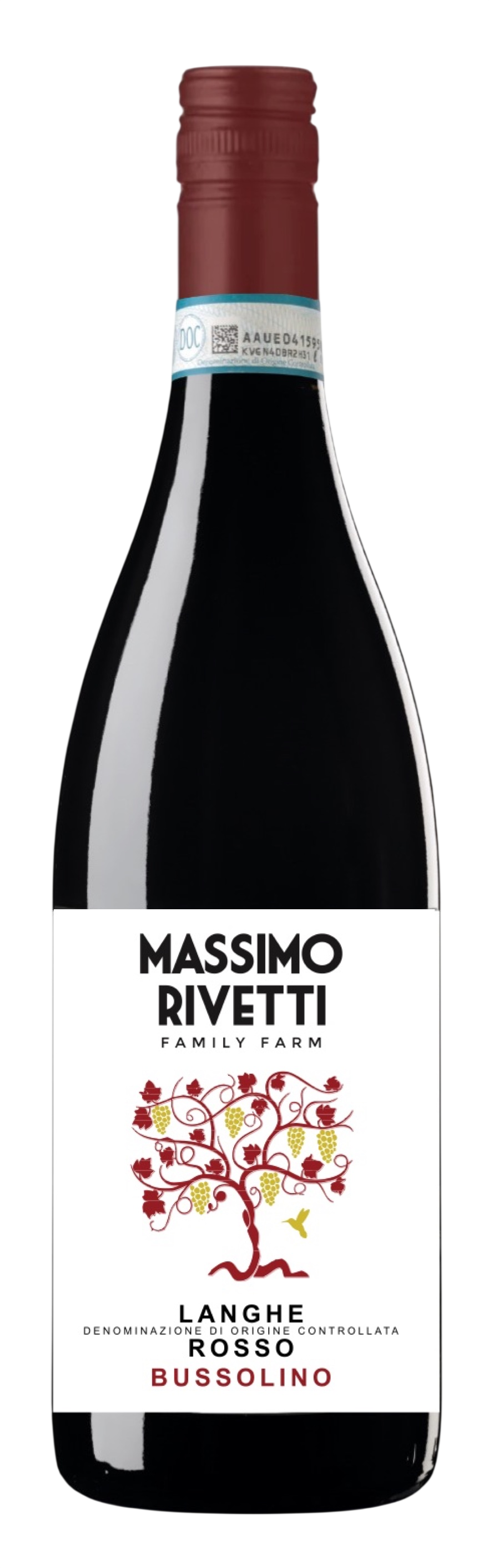 Bottle of Massimo Rivetti Langhe Rosso Bussolino 2025