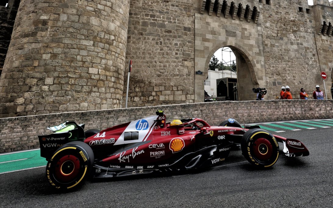 Ferrari protagonista a Baku: un venerdì ricco di colpi di scena al GP d’Azerbaigian 2025