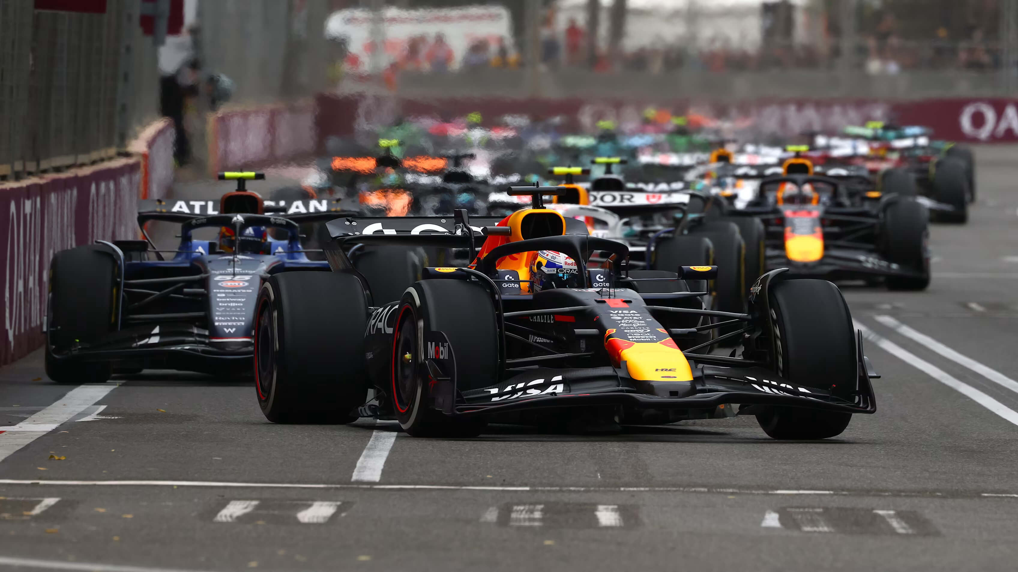 Verstappen wins the Azerbaijan GP as Russell and Sainz shine on the podium