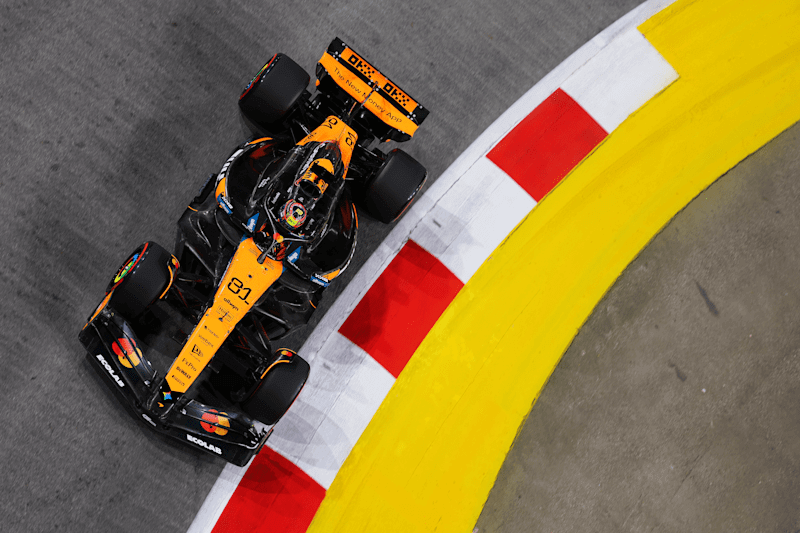 Oscar Piastri tops chaotic Singapore FP2 ahead of Hadjar and Verstappen