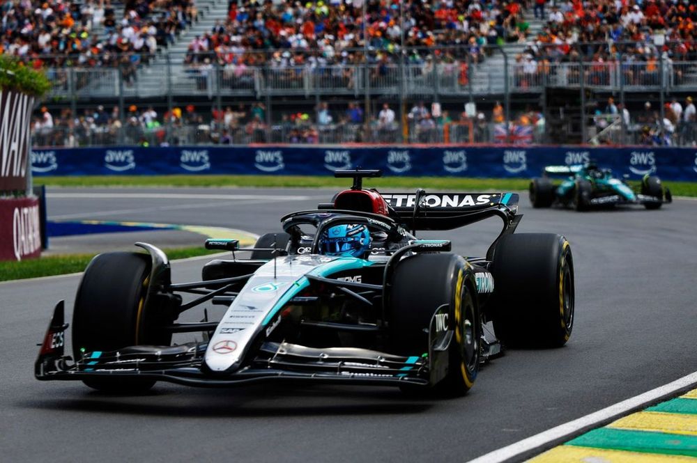 FP2 Canada: Russell guida la carica Mercedes, McLaren in ripresa