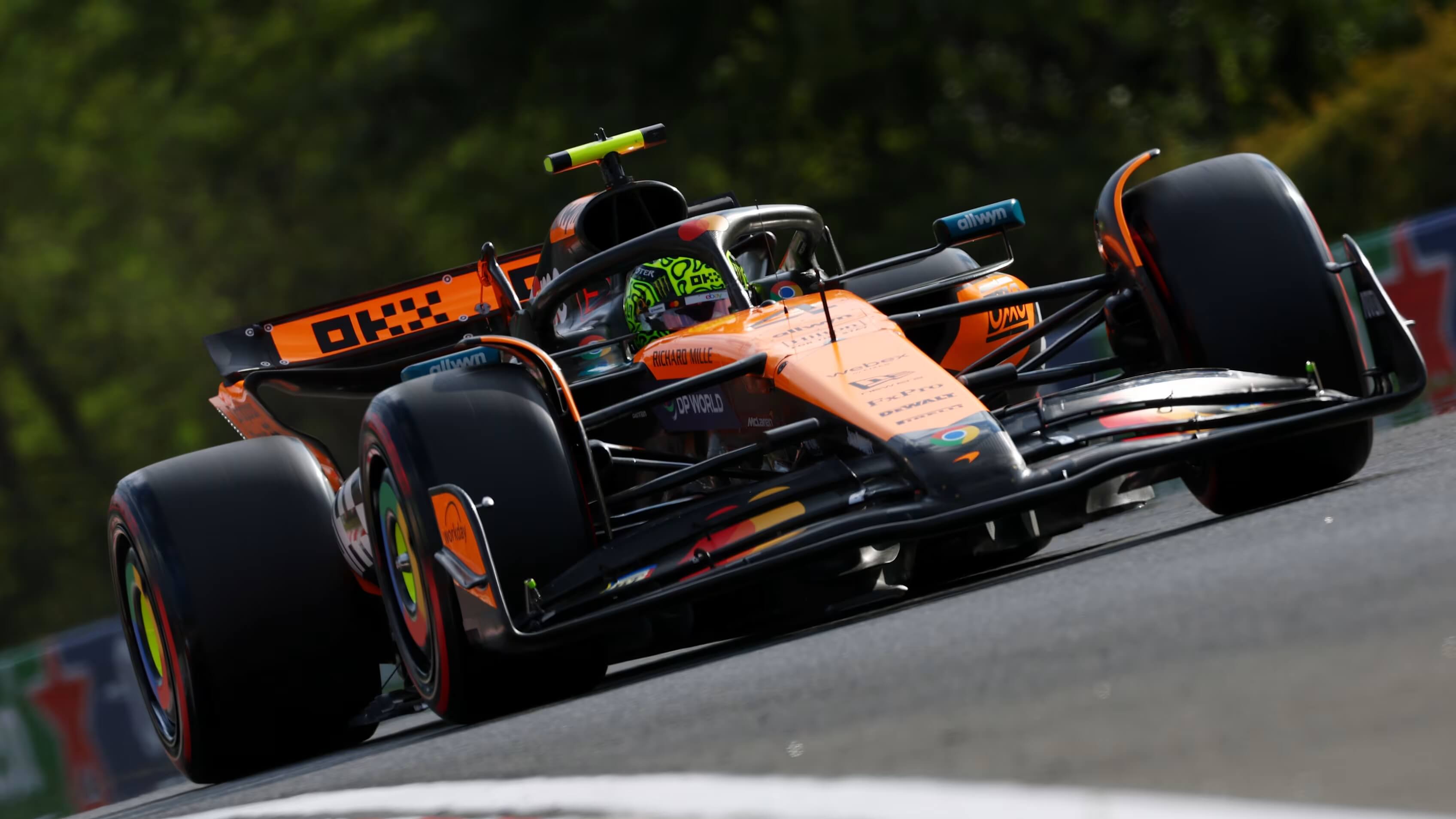 Norris dominates FP2 in Hungary, Red Bull struggles