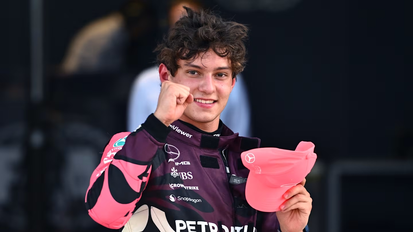 Kimi Antonelli takes pole during Miami Sprint Qualifying