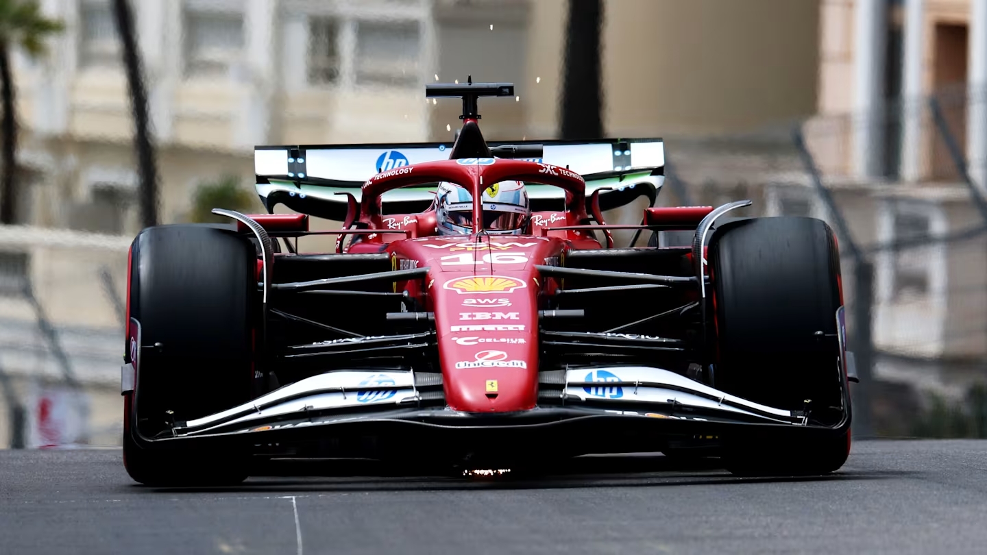 Leclerc leads Monaco FP1 amidst chaos and close competition