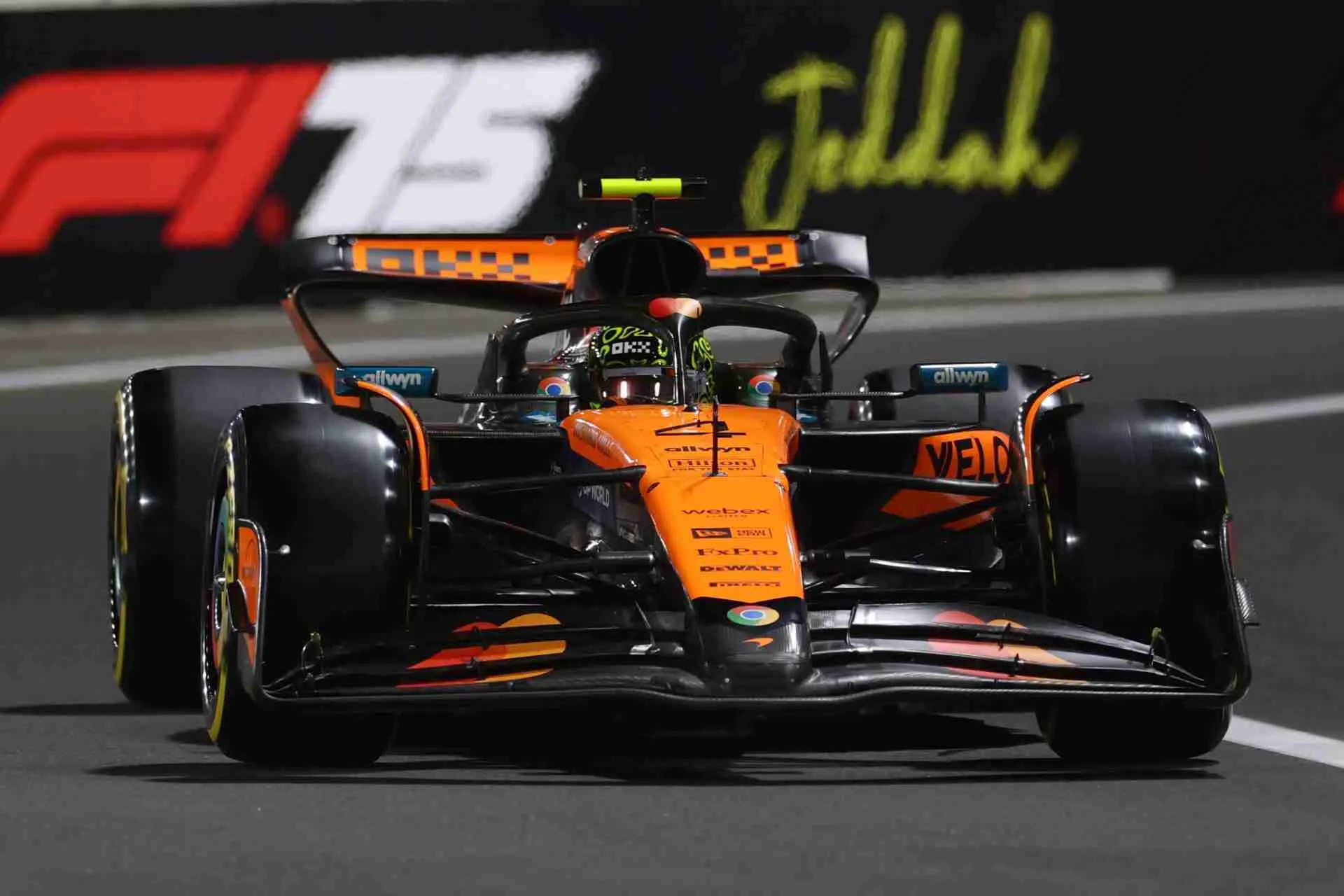 Jeddah FP3: Norris leads McLaren 1-2 as Ferrari struggle with Hamilton P12