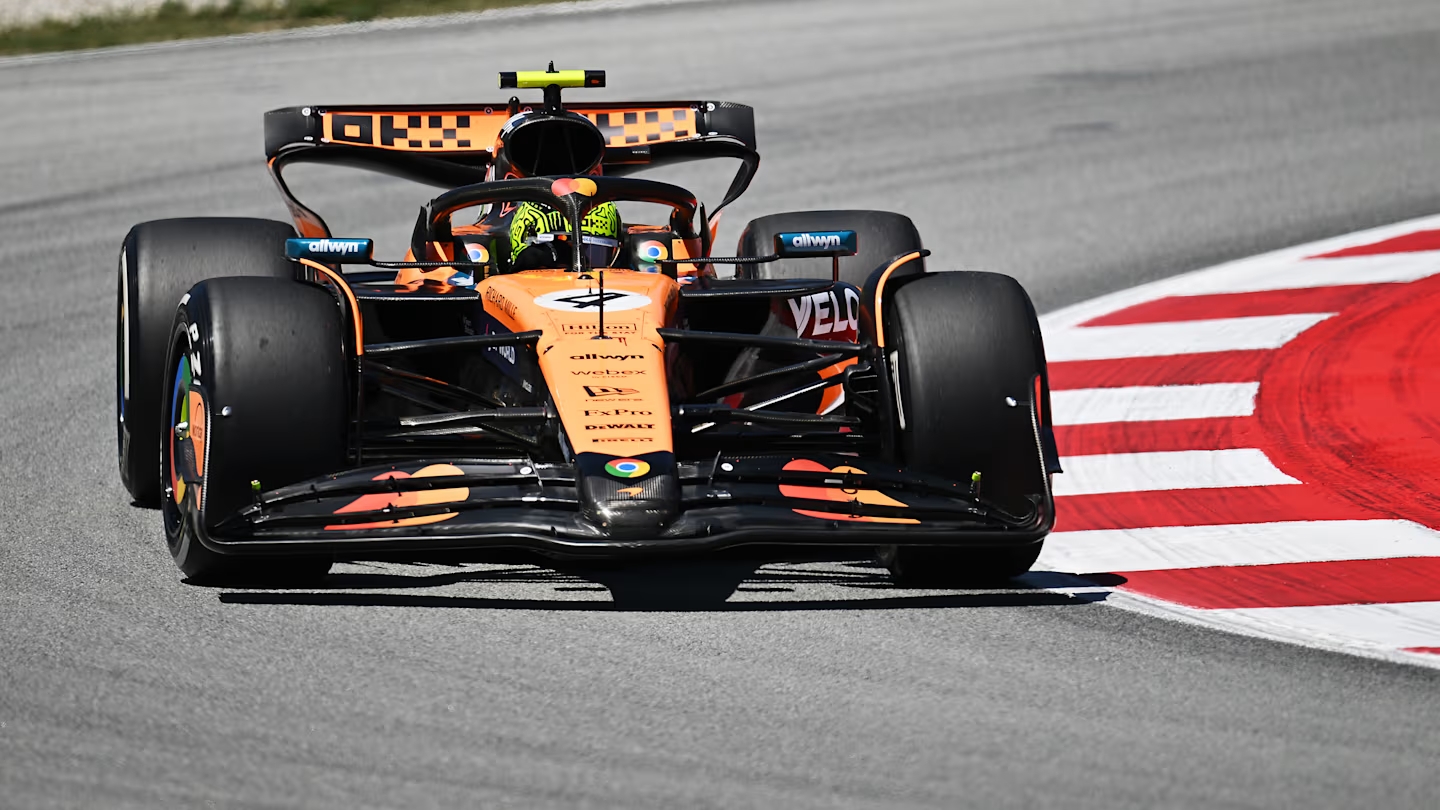 Spanish GP - FP1: Norris sets the pace while Ferrari makes some progress