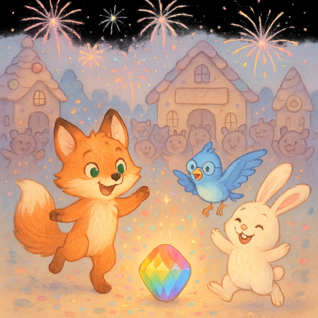 Illustration for Chapter 5: "Sărbătoarea Culorilor"