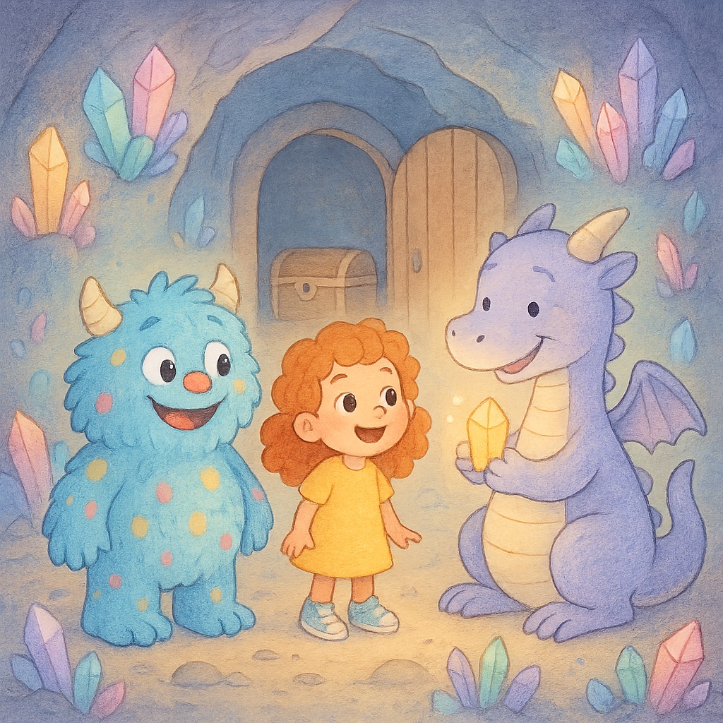 Illustration for Chapter 4: "Peștera Fermecată"