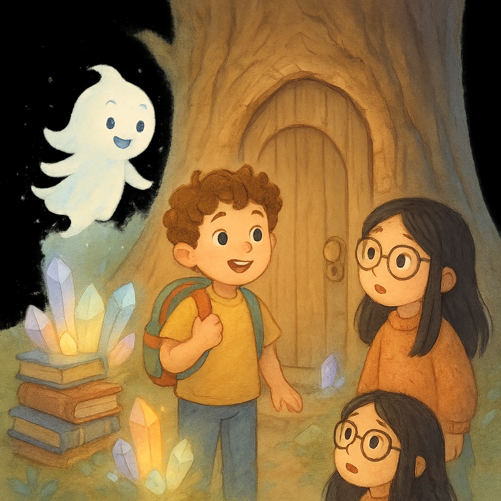 Illustration for Chapter 4: "Secretul Copacului"