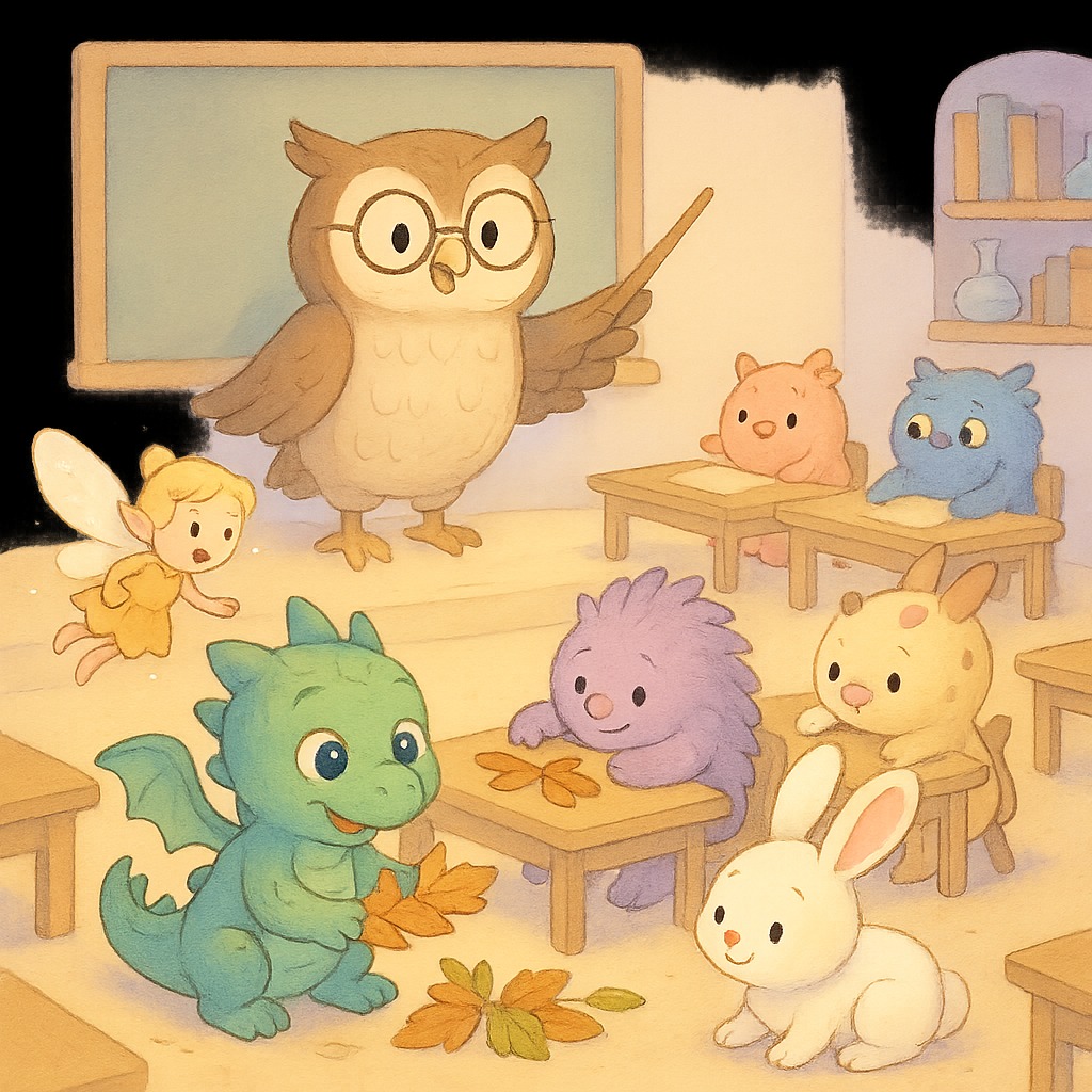 Illustration for Chapter 2: "Lecția Magică"