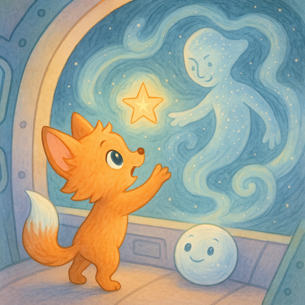 Illustration for Chapter 4: "Misterul Norului Cosmic"