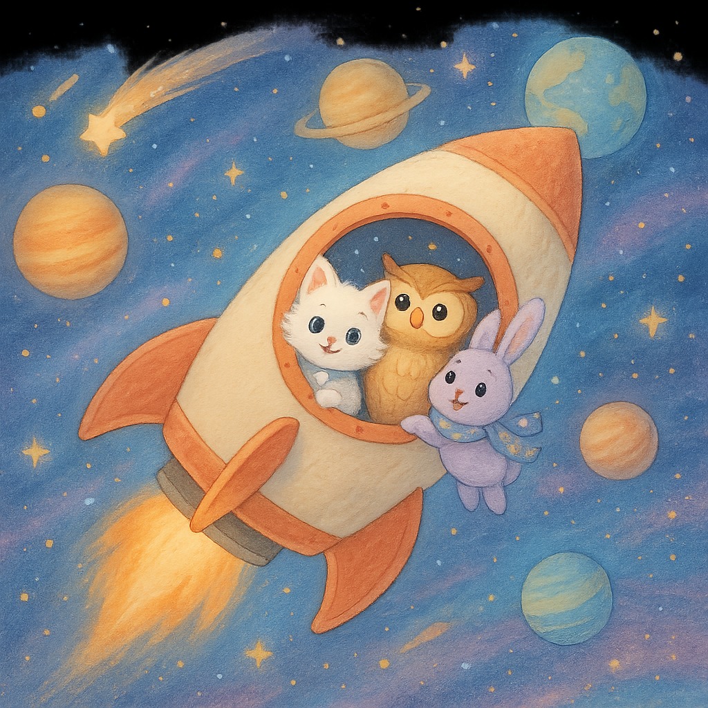 Illustration for Chapter 3: The Journey Through the Galaxies