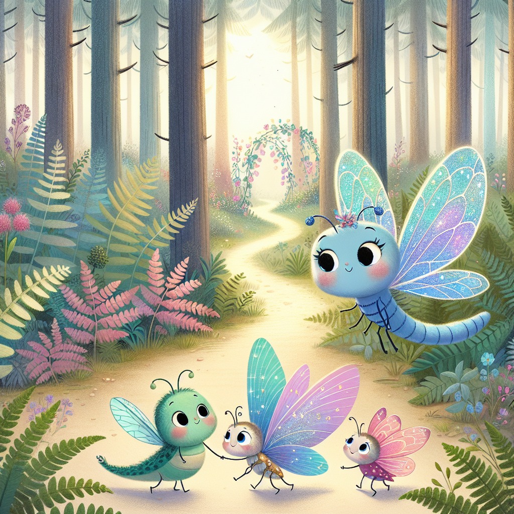 Twinkle the Dragonfly and the Secret Garden of Colors