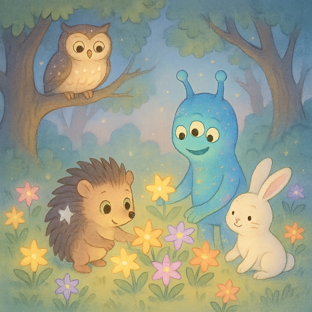 Illustration for Chapter 3: "Pajiștea Fermecată"