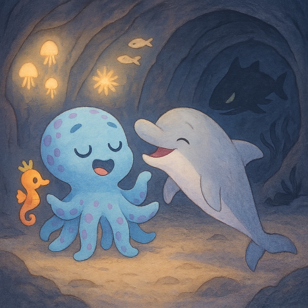 Illustration for Chapter 3: The Whispering Caverns