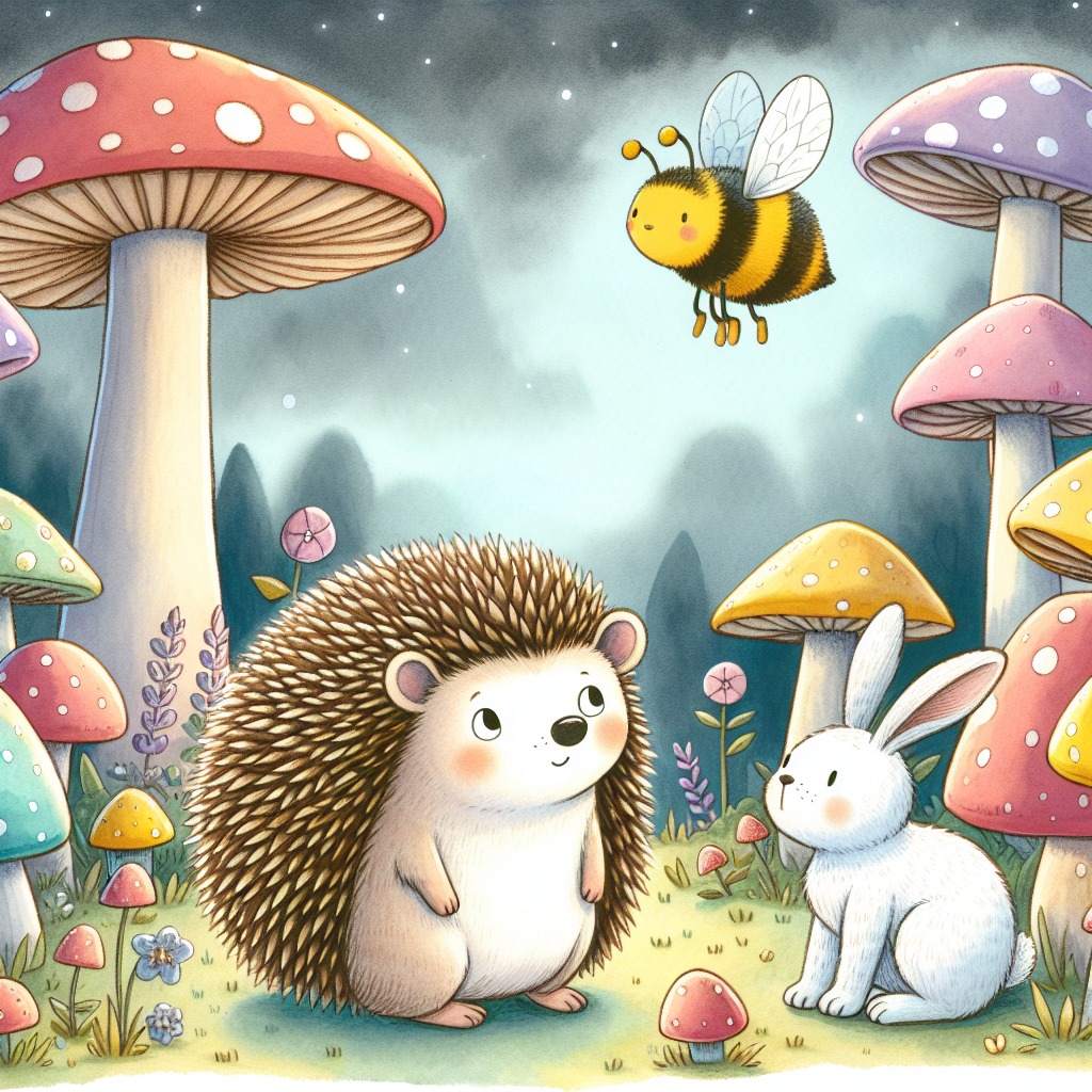 Nibbles the Hedgehog and the Glow of Happiness