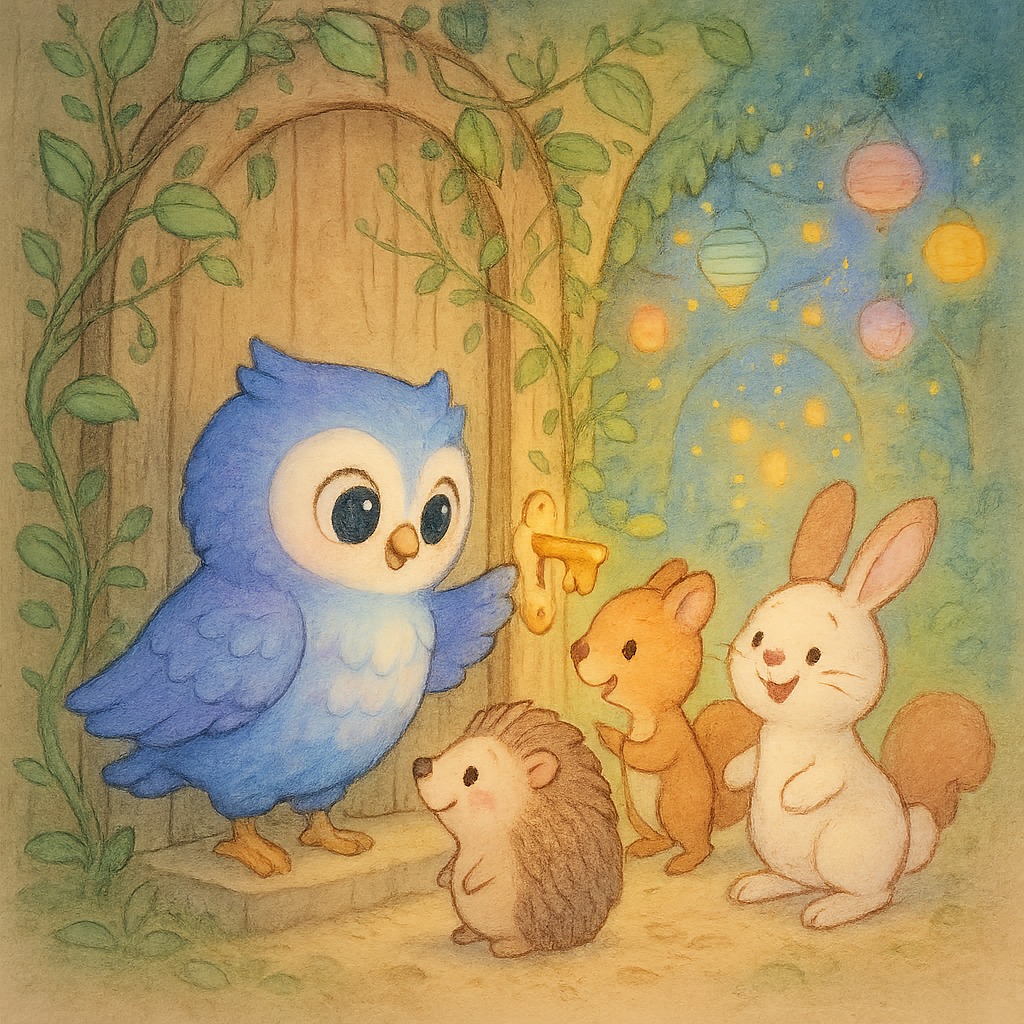 Illustration for Chapter 3: "Ușa Ascunsă"