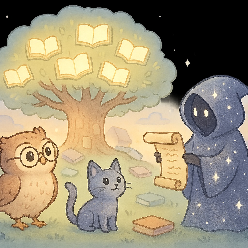 Illustration for Chapter 2: The Planet of Lost Stories