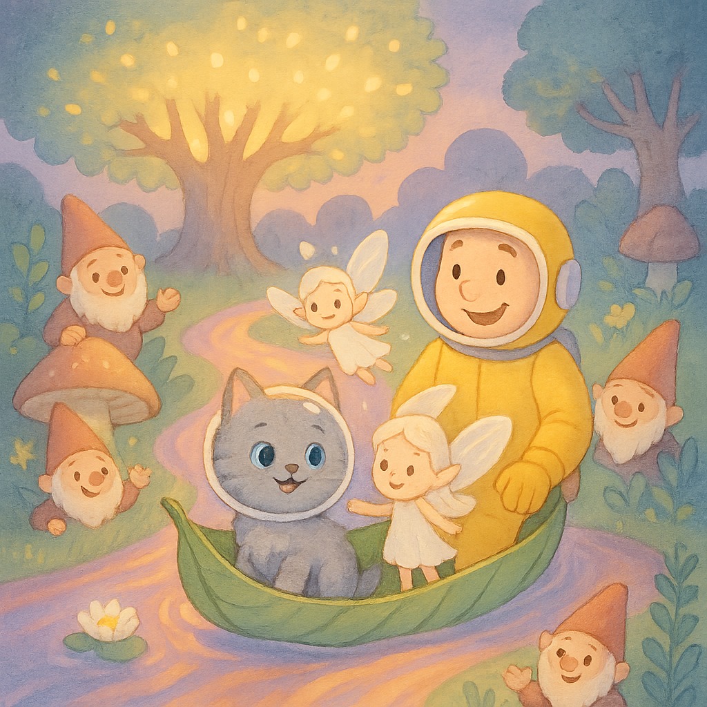 Illustration for Chapter 4: "Secretul Gnomilor"