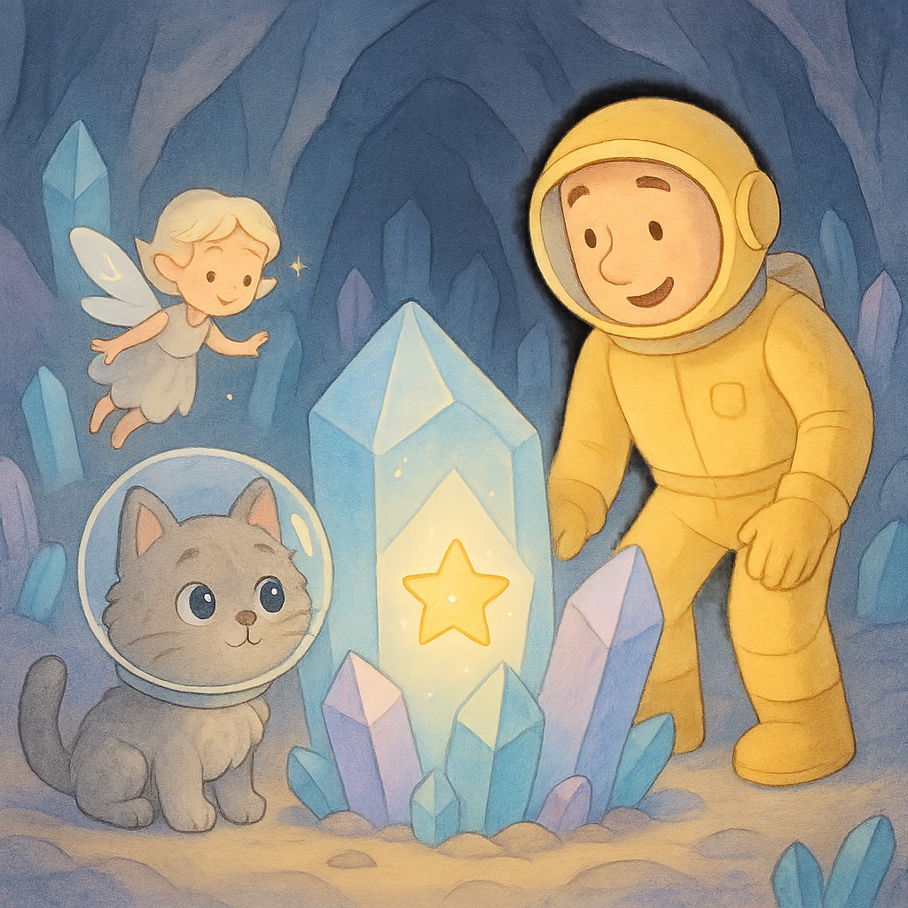 Illustration for Chapter 3: "Misterul Peșterilor Cosmicoase"