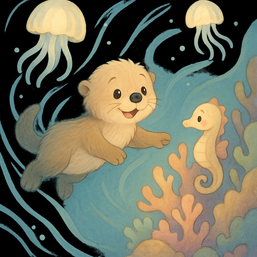 Illustration for Chapter 3: The Glowing Jellyfish