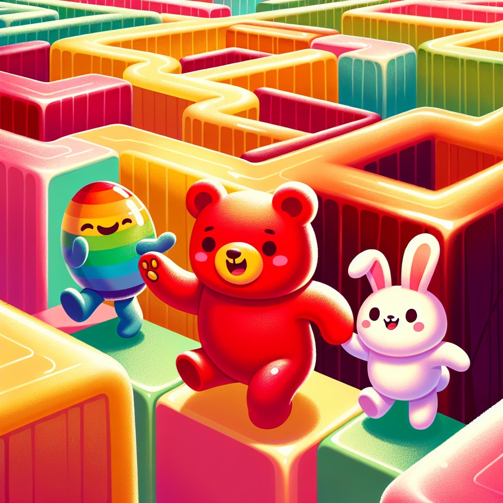 Illustration for Chapter 4: The Licorice Labyrinth