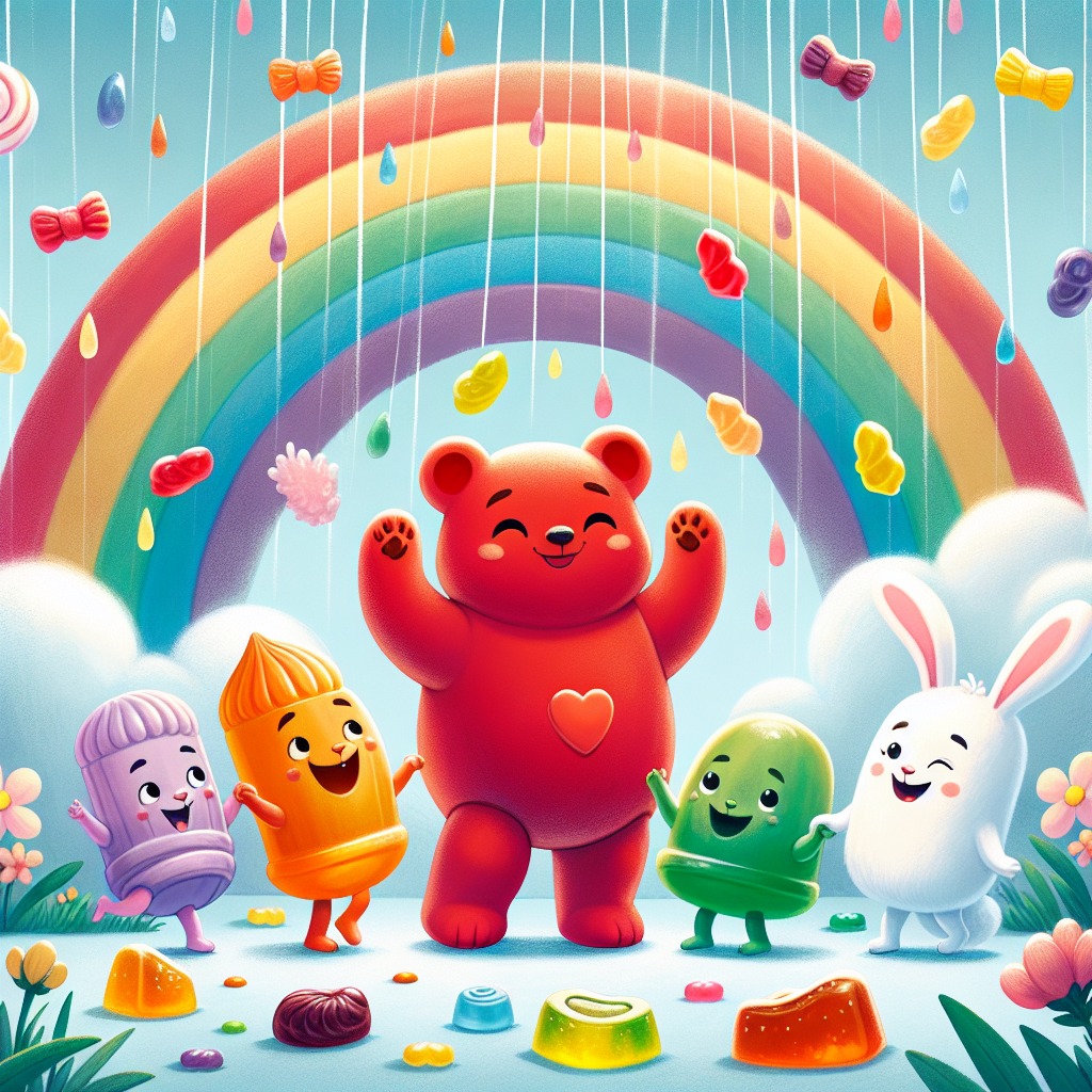 Illustration for Chapter 5: The Candy Rainbow Fountain