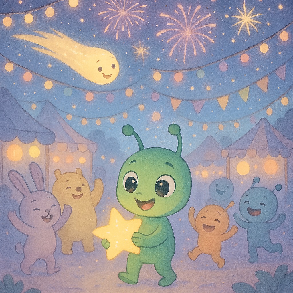 Illustration for Chapter 5: "Marele Festival Spațial"