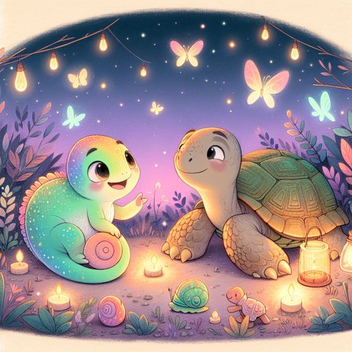 Illustration for Chapter 3: The Helpful Fireflies