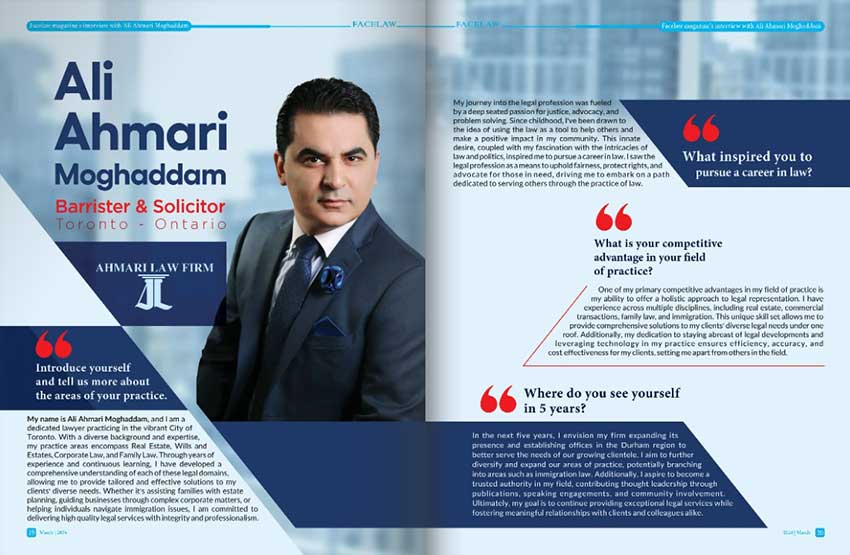 Interview with Ali Ahmari-Moghaddam
