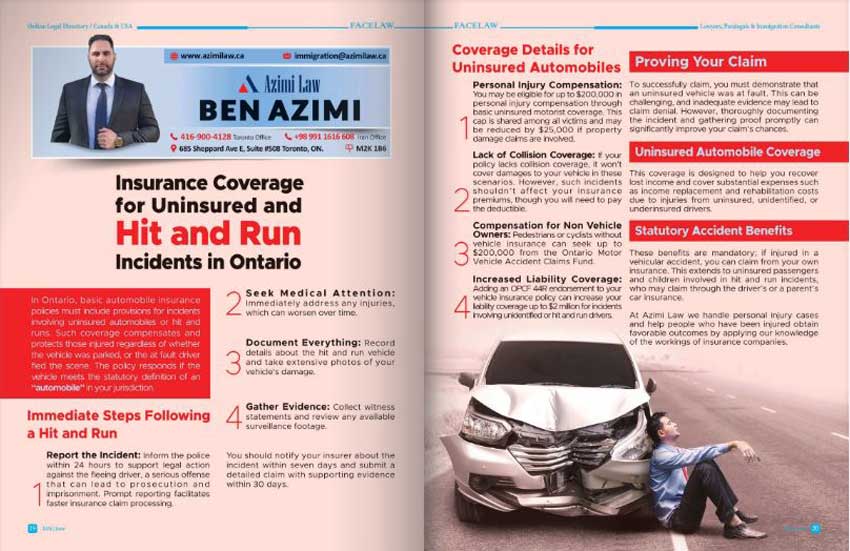 Insurance Coverage for Uninsured and Hit-and-Run Incidents in Ontario