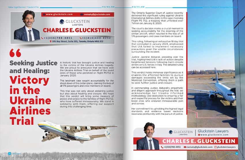 Seeking Justice and Healing: Victory in the Ukraine Airlines Trial