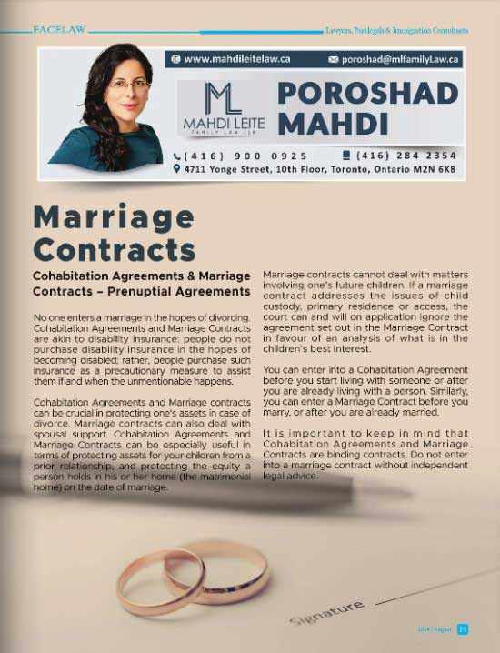 Marriage Contracts