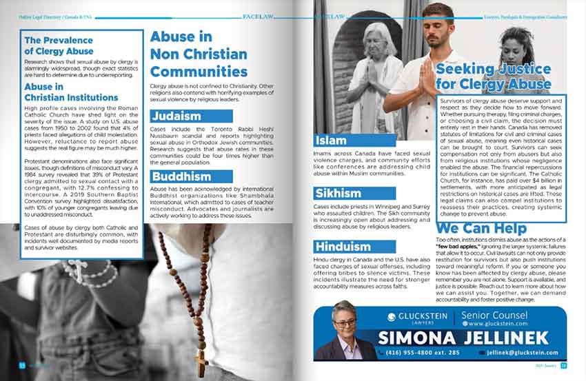 Sexual Abuse By Clergy in Religious Institutions (Part 2)